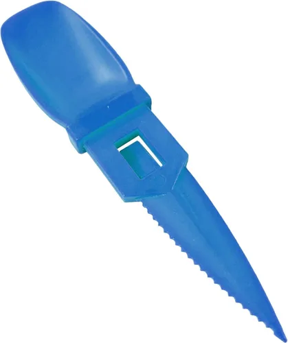 Miniatura 9 de ASR Outdoor Utensilios de plástico portátiles 3 en 1, accesorios de camping, color azul