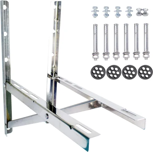 Soporte de montaje en pared para condensador de 9000-24000 BTU, soportes de aire acondicionado de acero inoxidable resistente a la oxidación para