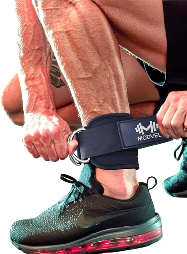 Miniatura 31 de Modvel Gym Ankle Strap for Cable Machines – Glute & Leg Kickback Ankle Straps for Gym Workouts – Adjustable, Padded Support for Strength Training