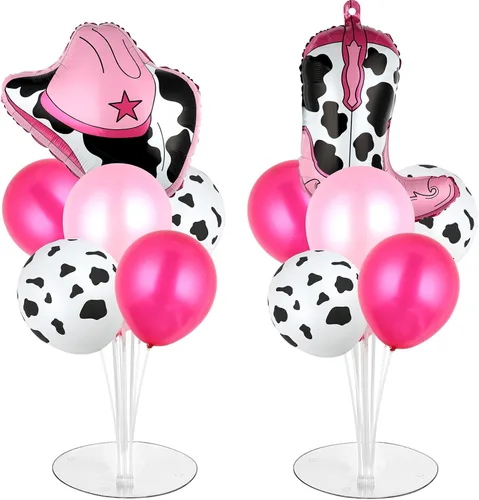 Miniatura 17 de Kit de soporte para globos de fiesta de fútbol 2 juegos con 2 globos de rugby de aluminio tipo bola, centro de mesa temático de fútbol para mesas