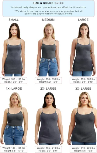 Miniatura 11 de Emmalise Camisola larga casual básica para mujer, con tirantes ajustables, top en capas