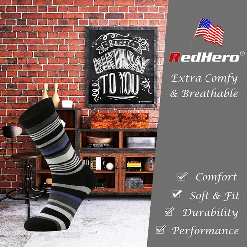 Miniatura 5 de Calcetines acolchados de lana merino para mujer con ligeros y suaves térmicos, para senderismo, senderismo, golf, senderismo, casual, para mujer