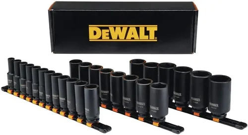 Miniatura 2 de DEWALT DWMT19242 - Juego de llaves de vaso profundo de impacto (26 unidades, 1/2 pulgadas)