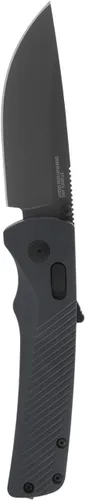 Miniatura 7 de SOG Flash AT para uso diario, cuchillos plegables de bolsillo ambidiestros rectos, mango ergonómico y clip de transporte profundo, hoja de acero D2
