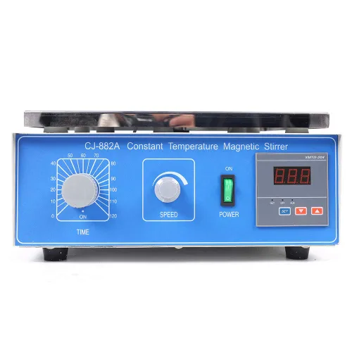 Miniatura 6 de Agitador magnético, 300 W CJ-882A 2.64 galones mezclador de laboratorio digital agitador magnético placa caliente termostático imán mezclador