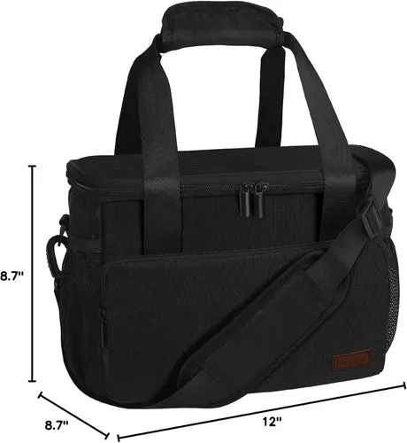 Miniatura 7 de Gloppie Bolsas de almuerzo para adultos, bolsa de almuerzo para hombres, lonchera para mujeres, lonchera para el trabajo, almuerzo, bolsa