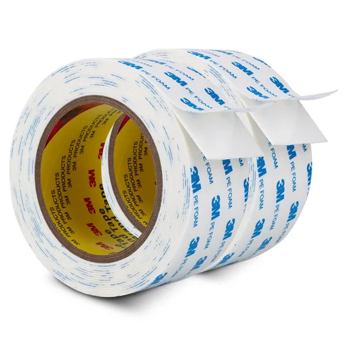 Miniatura 15 de 3M Cinta de Doble Cara 0.39"×16.5 pies, Cinta de Pared de Doble Cara sin Daño, Cinta de Montaje de Espuma de PE Resistente Extraíble Impermeable