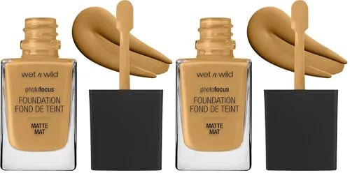 Miniatura 9 de wet n wild - Base líquida Photo Focus con acabado mate Buff Bisque, vegana y libre de crueldad animal