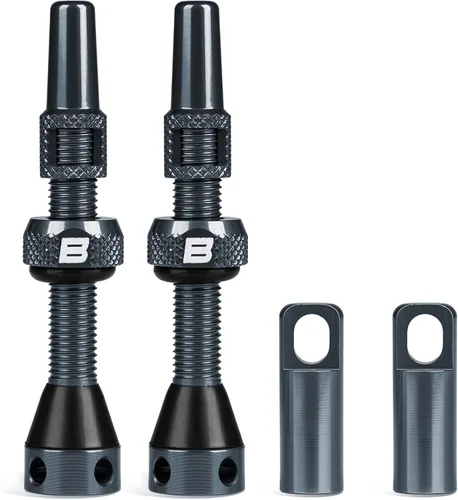 Miniatura 19 de BWSHLF Vástago de Válvula Sin Cámara Presta 40/44/55/60/65/70/80/100 mm, Kit de Vástago Presta de Aleación Super Ligera con Herramienta