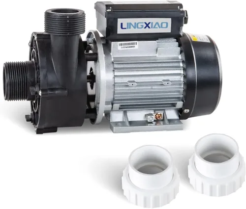 Bomba de circulación de bañera de hidromasaje, motor de bomba LX SPA, 0.35HP, 230V, puerto de 1.5 pulgadas (WTC50M-hocico largo)