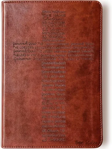 JOY CREATIVE Biblia de estudio estudiantil ESV | Personalizado con nombre | El diseño personalizado está escrito a mano y grabado con láser | Regalo