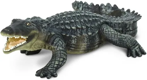 Miniatura 2 de Safari Ltd. Figura de cocodrilo – Figura detallada de reptil de 6 pulgadas – Juguete educativo para niños, niñas y niños a partir de 3 años