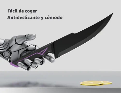 Miniatura 7 de Juego de Cuchillos - Juego de Cuchillos de Cocina de 15 Piezas con Bloque Afilador de Cuchillos Integrado - Juego de Bloque de Cuchillos de Acero