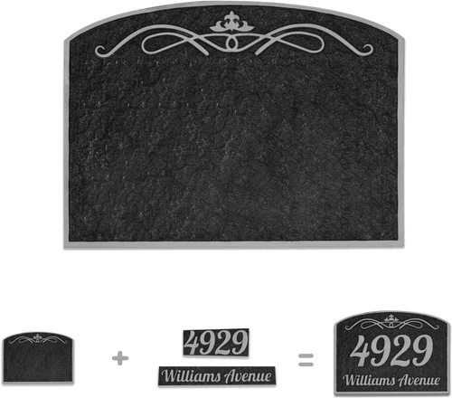 Miniatura 5 de 4929 Address Plaque (Plata)