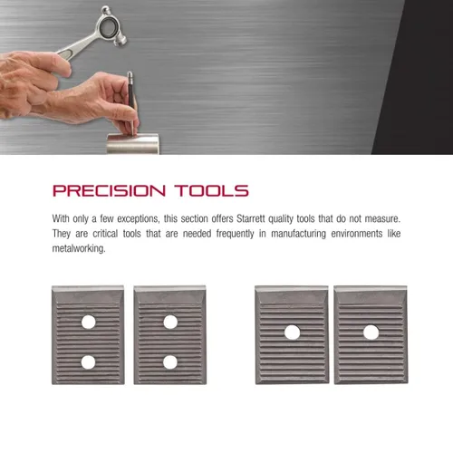 Miniatura 3 de Starrett Mandíbulas con punta de carburo para pinza de corte, mandíbula ajustable, ideal para mejoras del hogar y profesionales, par de mandíbulas