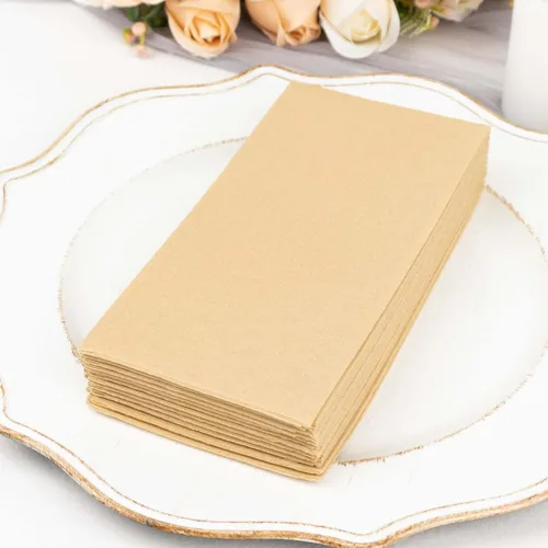 Miniatura 27 de Efavormart - Paquete de 20 servilletas de papel Airlaid suaves de lino de color burdeos, altamente absorbentes, desechables Borgoña