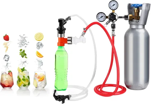 Miniatura 5 de MRbrew Adaptador de tapa de carbonatación de plástico de 3 piezas, conecta el bloqueo de bola de gas y la desconexión de cerveza simultáneamente