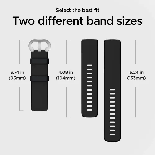 Miniatura 9 de Spigen Ajuste de silicona diseñado para Fitbit Charge 4 (2020) / Charge 3 (2018) Band - Negro