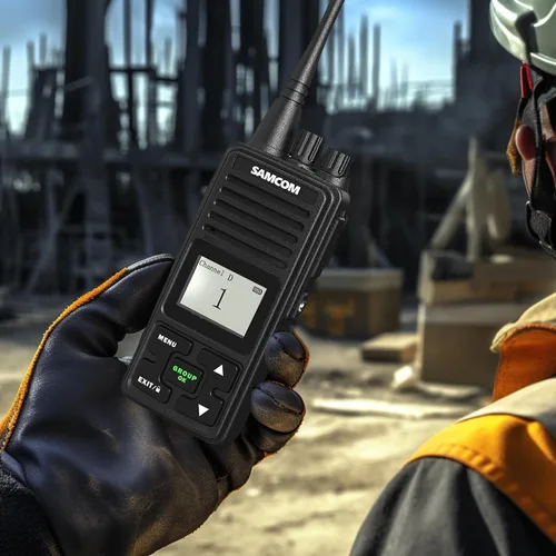 Miniatura 6 de SAMCOM Radios bidireccionales de 3000 mAh de largo alcance recargables de alta potencia, walkie talkies para adultos, radios comerciales