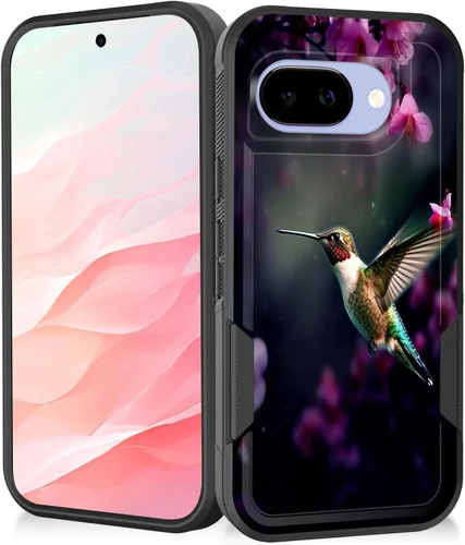 Miniatura 70 de Funda para Pixel 7a, resistente de doble capa híbrida de policarbonato duro de goma suave a prueba de golpes para Google Pixel 7A 6.1 pulgadas