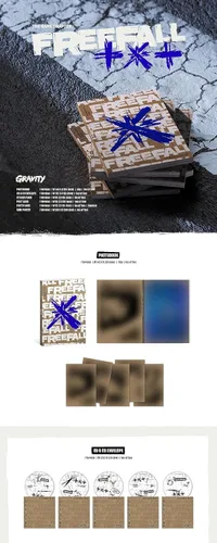 Miniatura 5 de TXT The Name Chapter : FREEFALL Contenido del 3er Álbum+Tarjeta Fotográfica+Pegatina+Seguimiento Sellado Tomorrow X Together