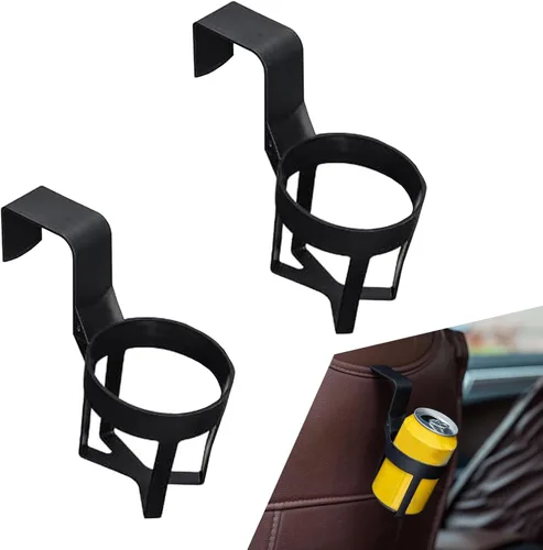 2 PCS Portavasos para Coche, Diseño Portátil y Antideslizante y Antifricción, Almacenamiento en el Coche para Bebidas, Teléfono, Taza de Té durante