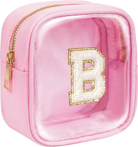 Miniatura 17 de KOTORA Bolsa de Maquillaje Inicial, Bolsa de Viaje de Artículos de Aseo, Bolsa de Maquillaje Transparente, Bolsas de Cosméticos Organizadoras