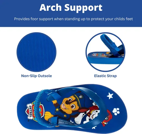 Miniatura 3 de Nickelodeon Sandalias de agua para niños y niñas - Paw Patrol Blues Clues Baby Shark - Sandalias de playa de verano para niños pequeños de secado