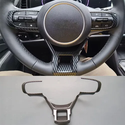 ZiWen Accesorios interiores para KIA Sportage 2023 2024 2025 K5 2021 2022 2022 2023 2024 2025 (impresión de fibra de carbono)