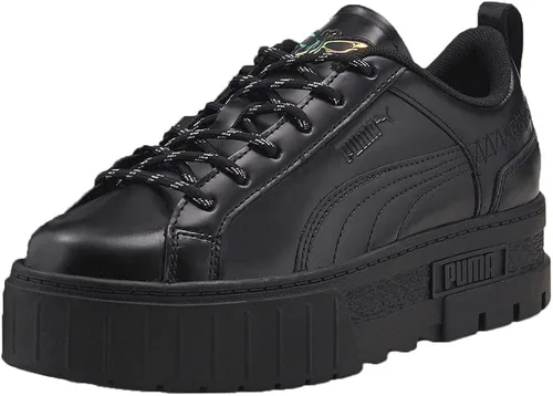 PUMA Mayze Flutur Dua Lipa - Zapatos deportivos con cordones para mujer, estilo casual, color negro, Negro Puma