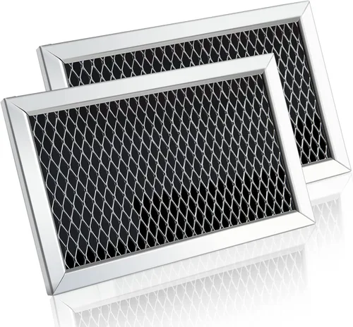 JX81J WB02X11124 Reemplazo de filtro de carbón para microondas GE WB02X11536, WB06X10823, Samsung Carbon Filter 3-7/8 pulgadas x 6-1/8 pulgadas x