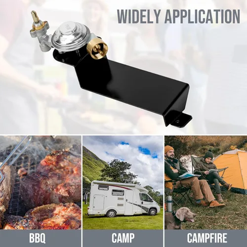 Miniatura 7 de Skyflame Conjunto de regulador de válvula de parrilla de gas compatible con Weber Q200 Q220 Series - Piezas de repuesto para Weber 80476