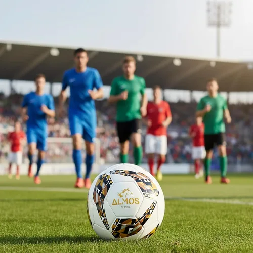 Miniatura 2 de Almos Balón de fútbol clásico de entrenamiento 32 – para clubes, rendimiento de partidos, fútbol en interiores y exteriores, adecuado para césped