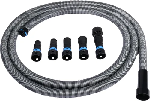 Cen-Tec Systems 94709 Quick Click - Manguera de 16 pies para aspiradoras domésticas y de tienda con juego de adaptadores de herramientas eléctricas