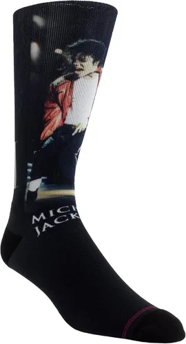PERRI'S SOCKS Michael Jackson - Calcetines de sublimación con licencia oficial, calcetines acolchados novedosos para hombres y mujeres