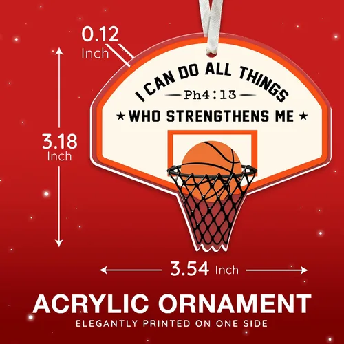 Miniatura 3 de Adorno de baloncesto, perfecto para árbol de Navidad y edición de coleccionista 2025, homenaje único al entrenador de baloncesto, adornos de Navidad