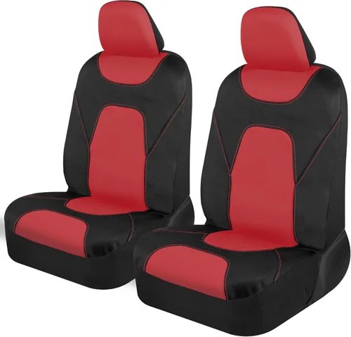 Miniatura 14 de Motor Trend AquaShield - Fundas impermeables para asiento delantero, fundas de asiento rosa para automóviles – Funda de neopreno para asientos