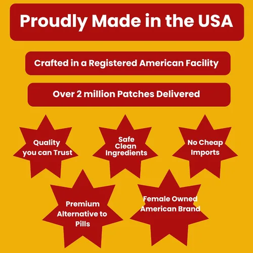 Miniatura 4 de Red Energy & Endurance Patch - Energía natural - Fabricado en Estados Unidos - 30 parches