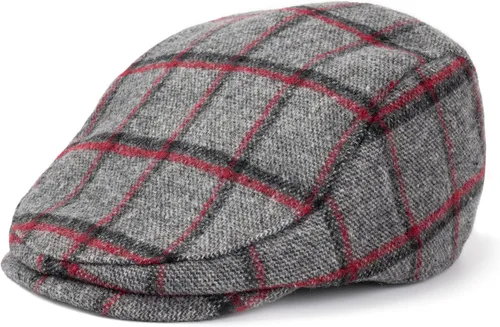 Miniatura 3 de The Original Boston Scally - Gorra plana de periódico a cuadros - Sombrero de algodón de un solo panel para hombre