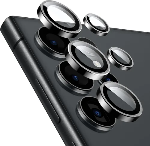 ESR Protector de lente de cámara para Samsung Galaxy S24 Ultra, protectores de lente individuales, vidrio templado ultrafino resistente a los