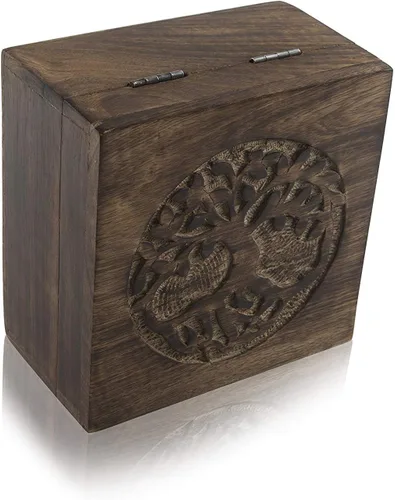 Miniatura 9 de Grandes ideas de regalo de cumpleaños, caja decorativa hecha a mano con el árbol de la vida, caja del tesoro, caja del tesoro, organizador de joyas
