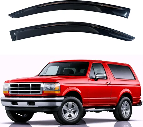 Miniatura 140 de KPY Visor de ventana compatible con Hyundai Tucson 2021-2025, 4 piezas de deflector de ventilación para ventana lateral, estilo Mugen, protector