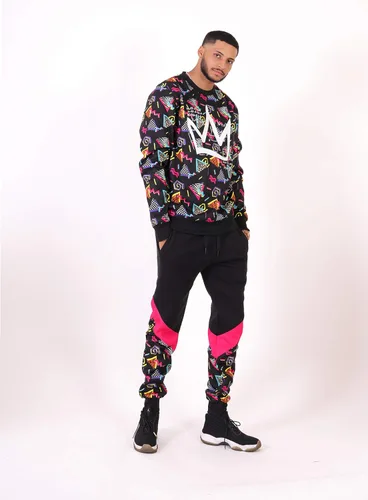 Miniatura 3 de SCREENSHOT Mens Premium Hip Hop Fashion Pockets Fleece Pants