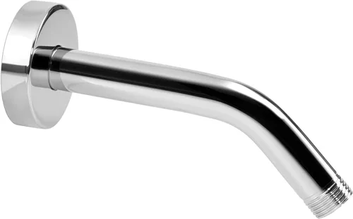NearMoon Brazo de ducha con brida, hecho de tubo extensor de extensión de ducha de acero inoxidable 304, montado en pared para cabezal de ducha fijo
