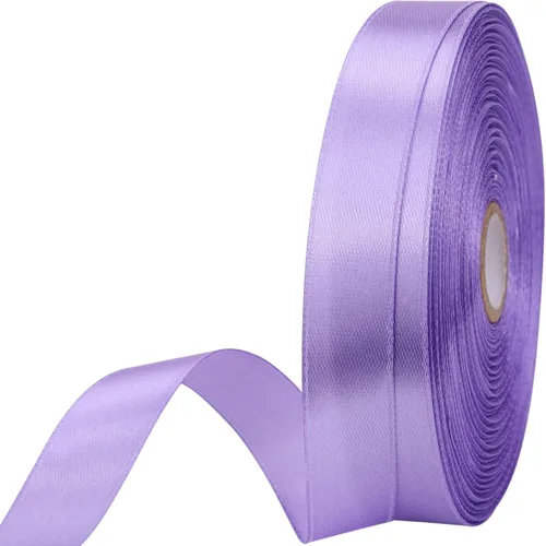 Miniatura 56 de Cinta de satén dorada de 1 pulgada de 50 yardas para envolver regalos, bodas, manualidades, Navidad, Pascua, flores, cabello, decoraciones de Dorado