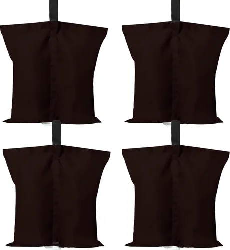 Miniatura 13 de ABCCANOPY Pesas de toldo de 120 libras, bolsas de arena para carpa de glorieta, paquete de 4 unidades (negro)