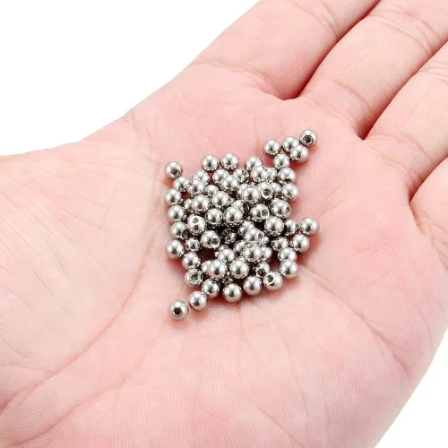 Miniatura 14 de Ruifan - 60-80 unidades, bolas de repuesto de acero quirúrgico 316L, joyería corporal, piercing, 16G 14G, producto unisex, para roscar en barra