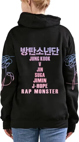 Miniatura 2 de Dolpind Kpop SUGA Jimin Jungkook V Rap Jhope Jin - Sudadera con capucha para mujer