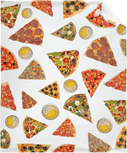 Miniatura 23 de Manta de Chips de Nachos para Otoño Invierno Primavera Todas las Estaciones Cálida Mullida 50x40 pulgadas para Pequeños Microfelpa Ligera Térmica