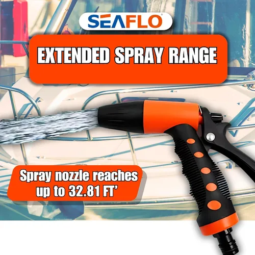 Miniatura 4 de SEAFLO Kit de bomba de lavado de cubierta de lavado serie 33 – 12 V CC, 3.0 GPM, 70 PSI, interruptor de presión resistente, para aplicaciones de RV